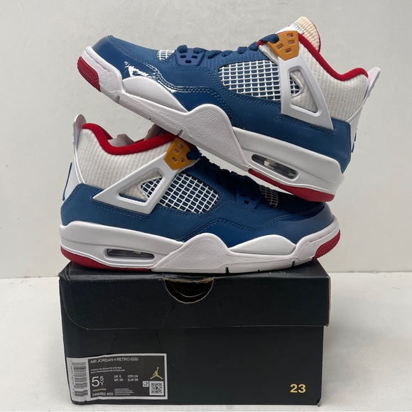 Nike Air Jordan 4 Retro GS “Messy Room/French Blue” 2023 - Picture 1 of 4
